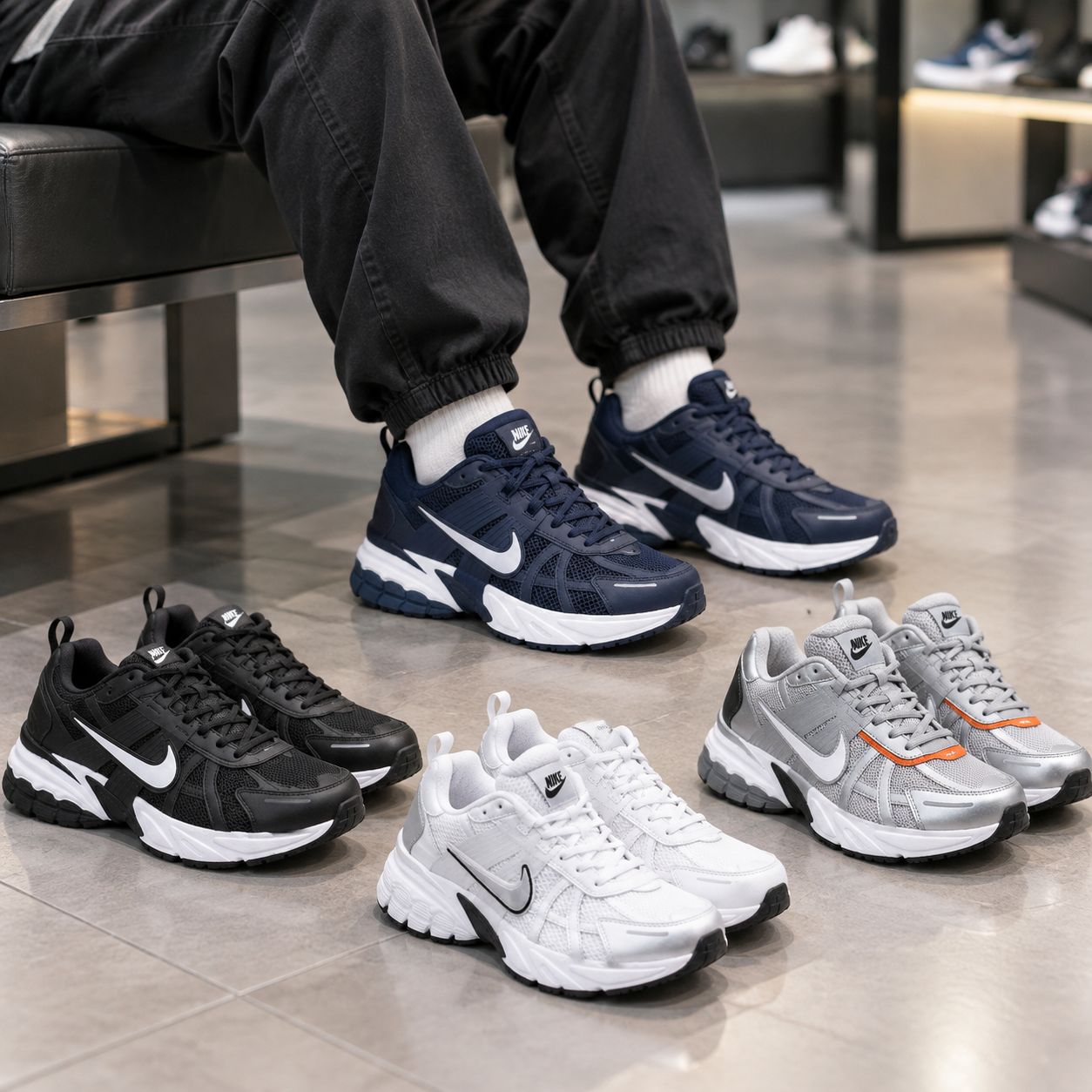 کفش ورزشی نایک وی تو کی ران NIKE V2K RUN-سفید